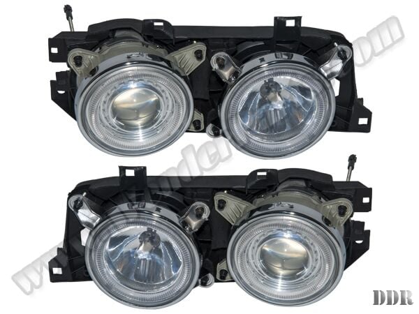 Bmw  E34 E32 Komple Far Set (Kristal Beyaz) 1986-95 | WENDER