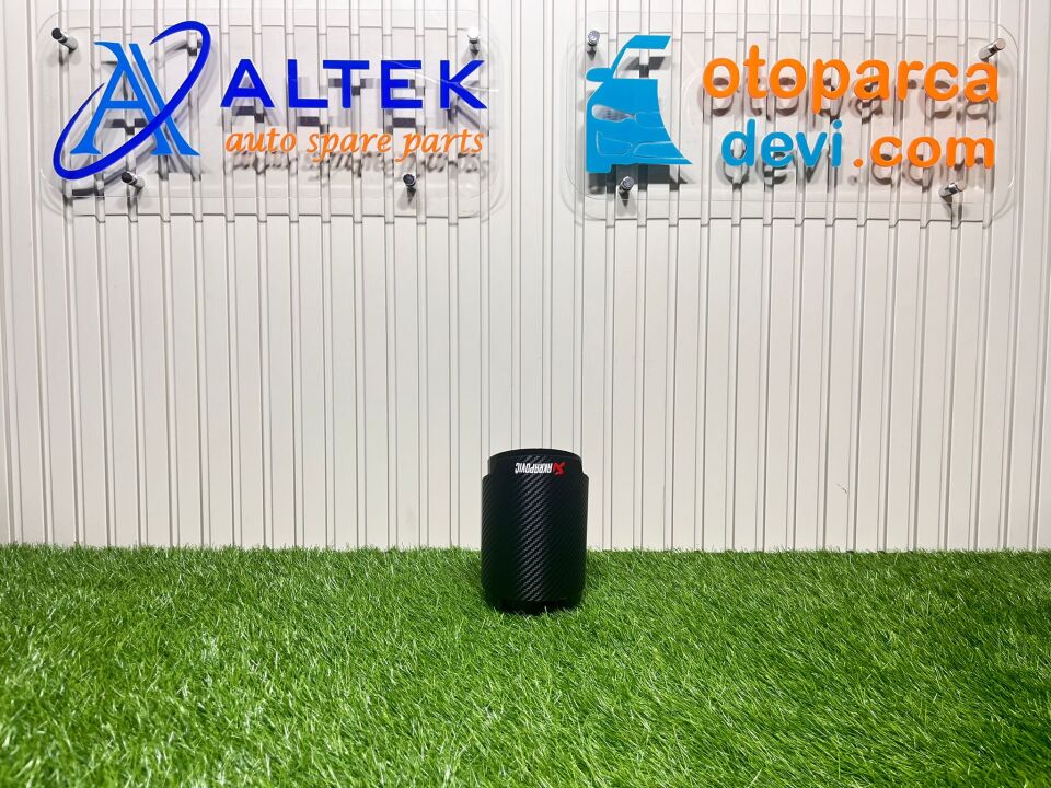 EGZOZ UCU AKRAPOVİC 100MM TEK ÇIKIŞ  (SİYAH)