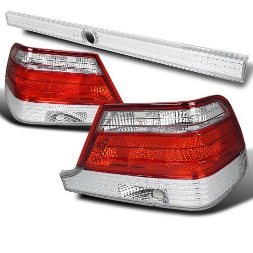 Mercedes W140  Komple Stop (Set: 3ad) Beyaz Sinyal Kristal 1995-98  | WENDER