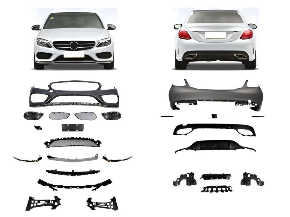 W205 BODY KİT(ÖN ARKA TAMPON) AMG 14-18