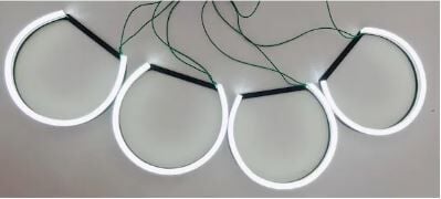 BMW E36  ANGEL HALKA (YENİ TİP) NEON | BEYAZ