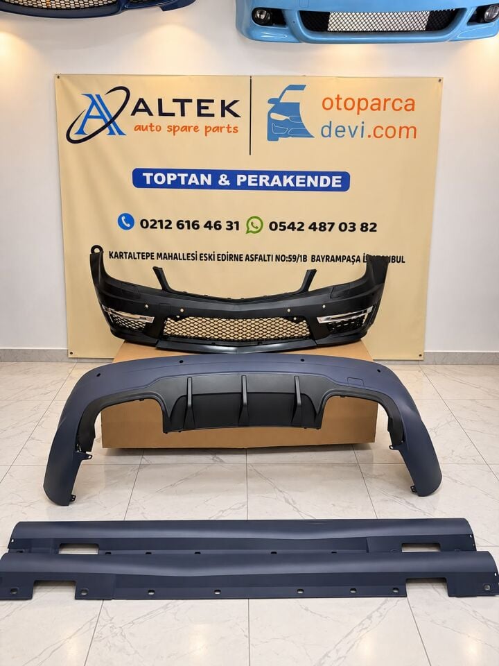 W204  BODY KİT ( ÖN ARKA TAMPON-MARŞPİYEL -SİS FARI) 11-13