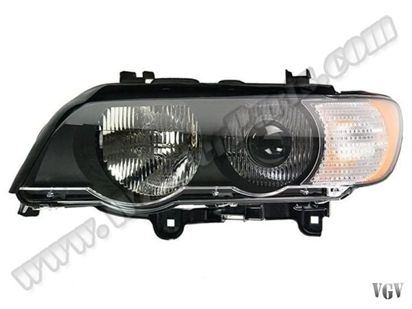 BMW X5:E53 KOMPLE FAR SOL; (SİYAH) BEYAZ SİNYAL; XENON 2000-03