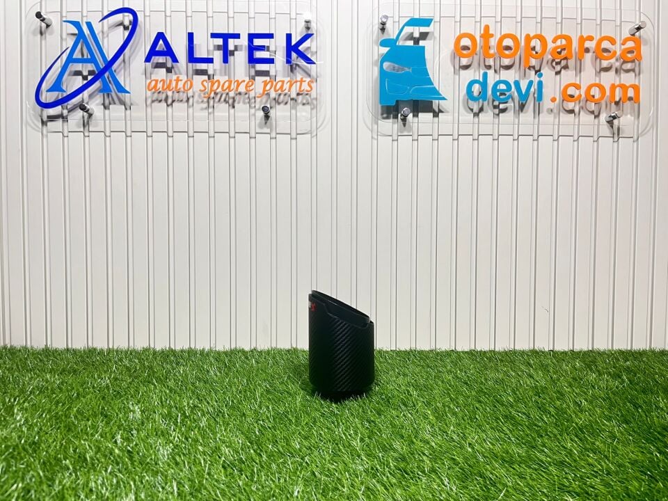 EGZOZ UCU AKRAPOVİC 90MM TEK ÇIKIŞ ( SİYAH)