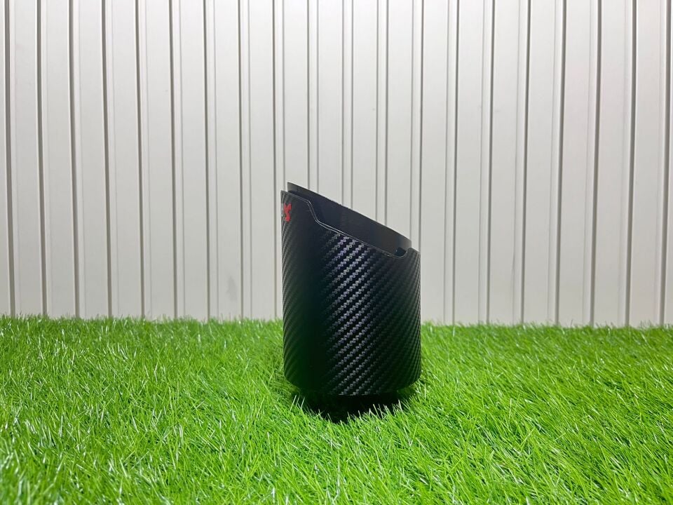 EGZOZ UCU AKRAPOVİC 90MM TEK ÇIKIŞ ( SİYAH)