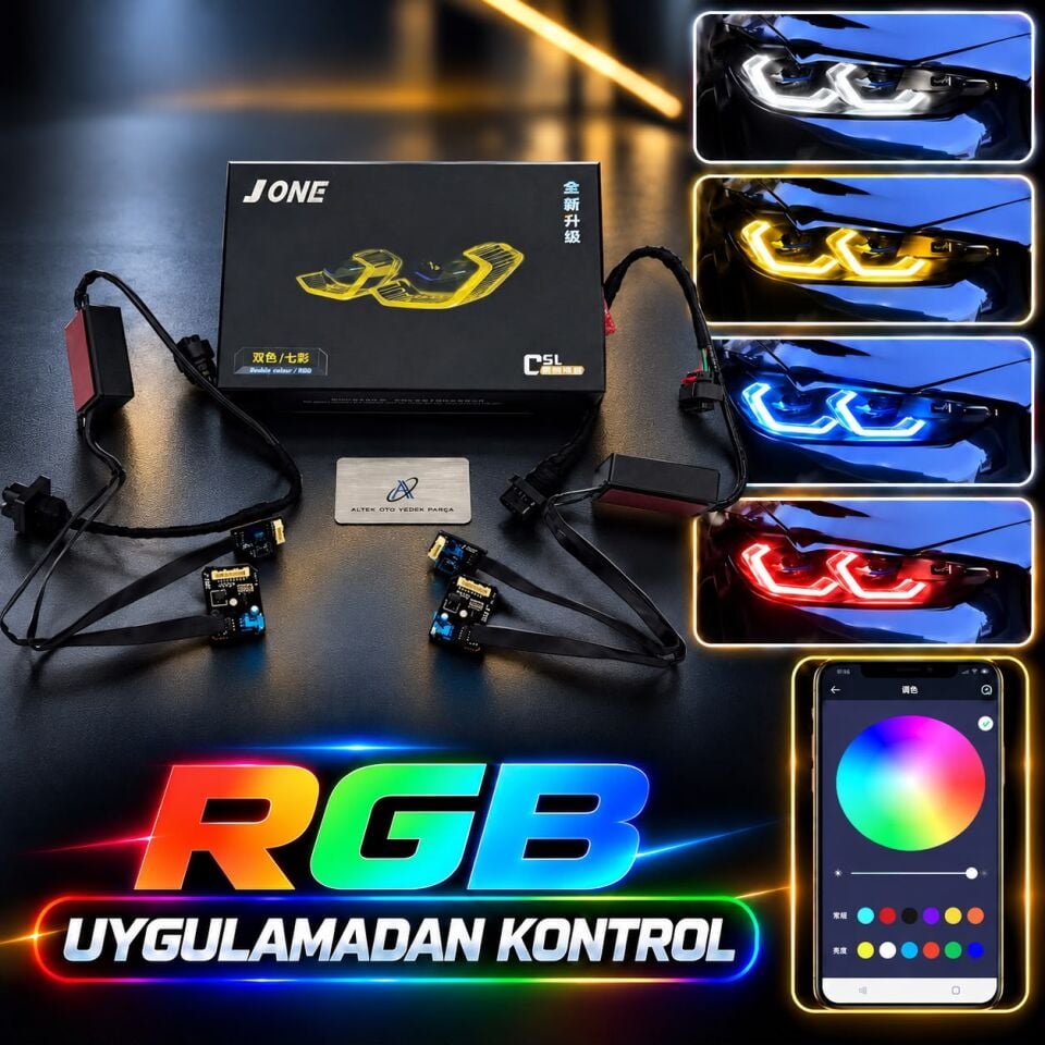 G22 LASER FAR MODÜLÜ DRL SET    RGB