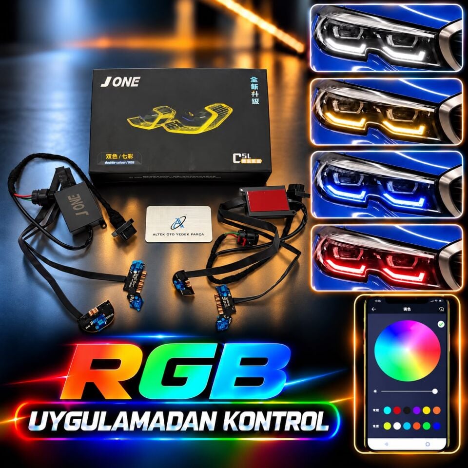 G20 LED FAR MODÜLÜ DRL SET  RGB