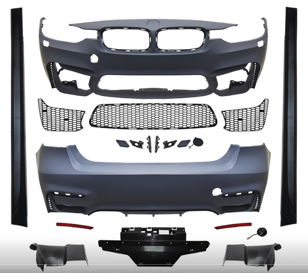 F30 M3 BODY KİT (ÖN:PDCLİ, ARKA:PDCLİ, F.YIK-LI, 2-ÇIKIŞ, MRŞP-Lİ)  2012-18