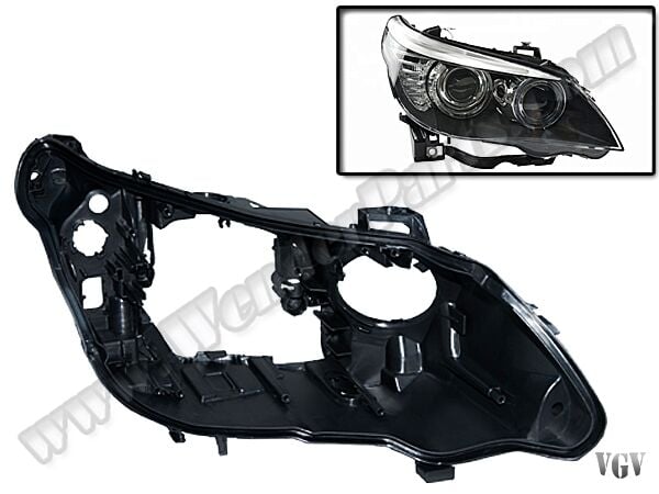 Bmw  E60-LCI  Far Kasası Sağ; Bi-Xenon 2007-09