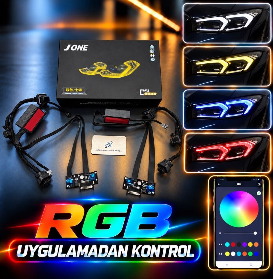 G20 LCI FAR MODÜLÜ DRL SET   RGB