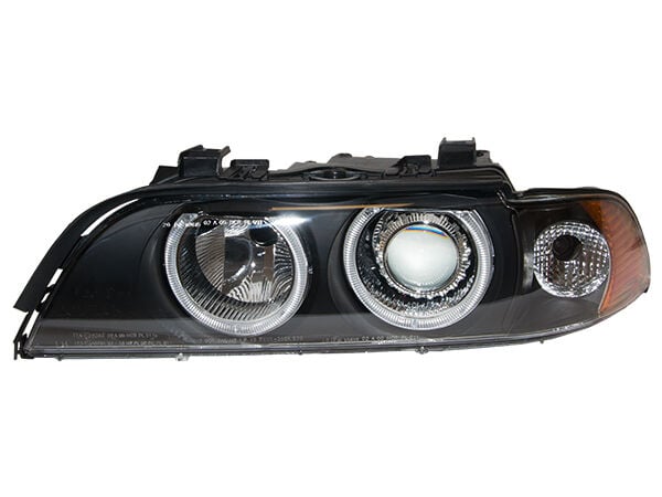Bmw E39  Komple Far Sol  (Siyah) Sarı Sinyal 2001-03 | WENDER