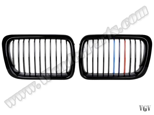 E46  Panjur Piano Siyah M Renkli Sedan 98-01